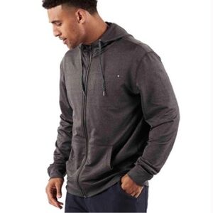 VUORI Movement Hoodie, Black Heather mens size S
